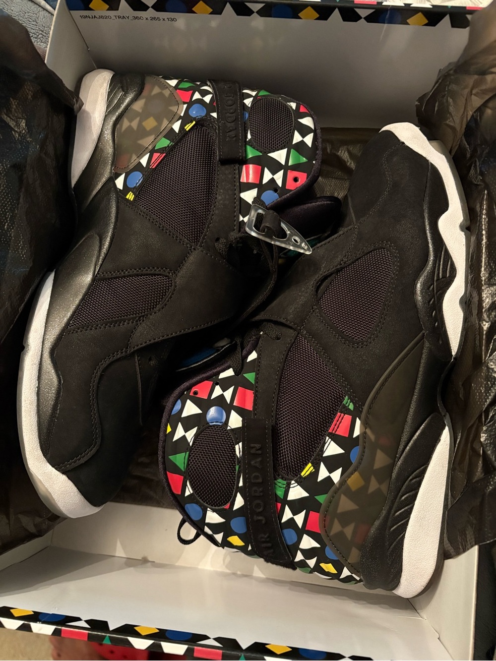 Air Jordan 8 Retro Q54 - Mens 12